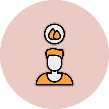 Elinde bir fincan kahve olan bir kadının vektör çizimi