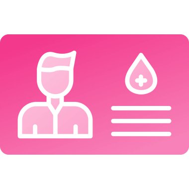 Beyaz arka planda beyaz kan damlası ikonu izole edildi. Kırmızı daire düğmesi. vektör illüstrasyonu