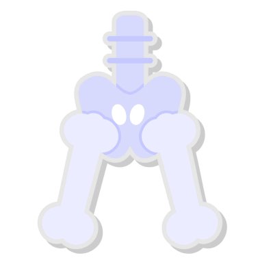 Beyaz çizgi film etiketi. Geleneksel şekerler üst üste.