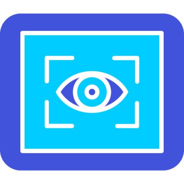 Göz simgesi. basit vektör