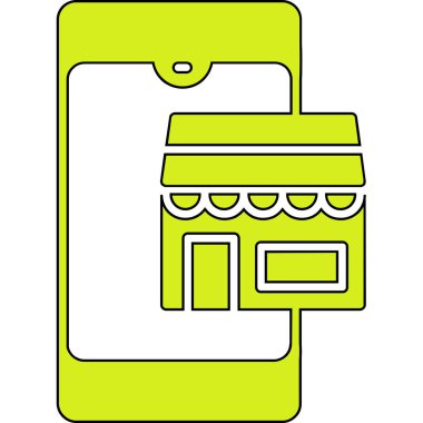 Alışveriş arabası ikonu. Vektör