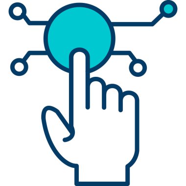 parmak dokunun parmak simgesi