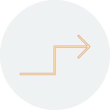 ok simgesi, vektör illüstrasyonu