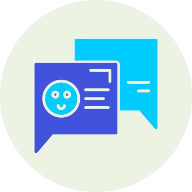 Mesaj var. Web simgesi basit illüstrasyon