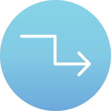 Ok. Web simgesi basit illüstrasyon