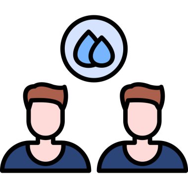 Bırak. Web simgesi basit illüstrasyon