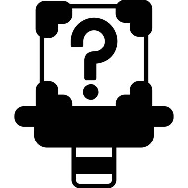 Mobil kutsal kişilerin resmi, vektör çizim