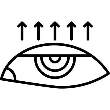 Göz simgesini, anahat stili