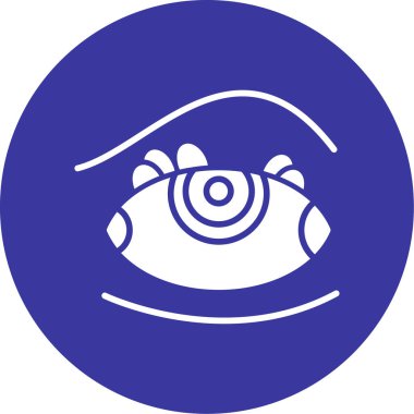 Göz simgesi vektör illüstrasyonu