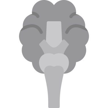 beyin ikonu vektör illüstrasyonu