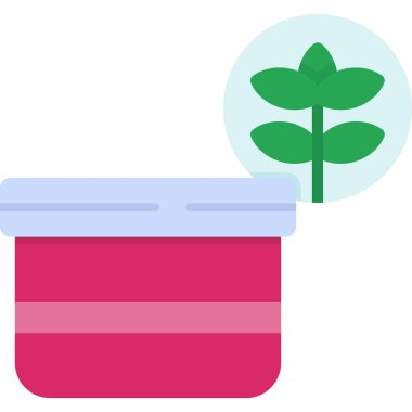 bitki simgesi vektör illüstrasyonu