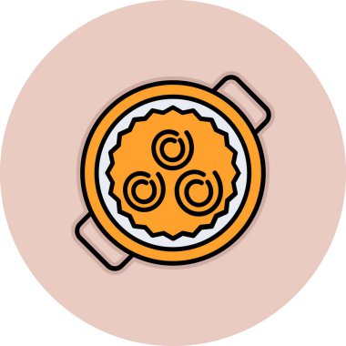 Pizza web simge vektör çizim