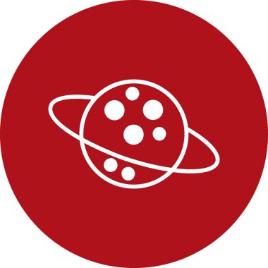 Uzay simgesi vektör illüstrasyonu