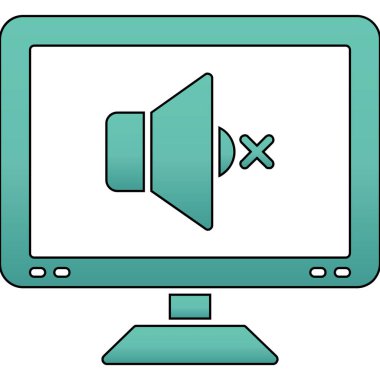 Video oynatıcı ve müzik ekranlı bilgisayar