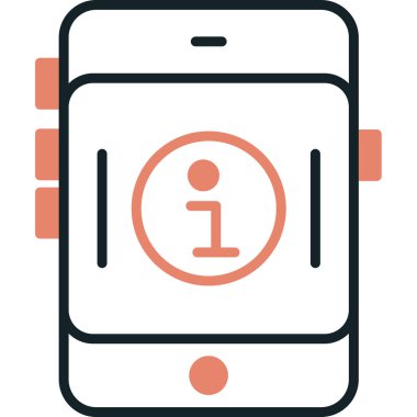 cep telefonu ikonu vektör illüstrasyonu