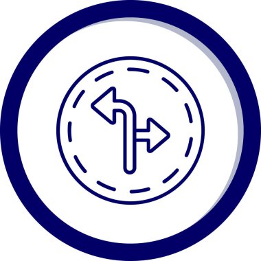 Ok. Web simgesi basit illüstrasyon