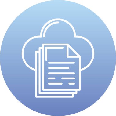 Bulut hesaplama. Web simgesi