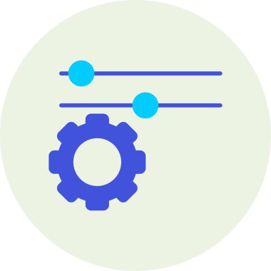 Teçhizat Web simgesi basit illüstrasyon