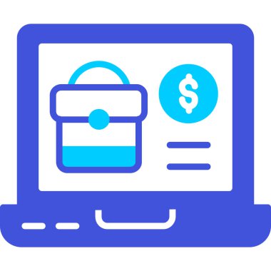 Alışveriş. Web simgesi basit illüstrasyon