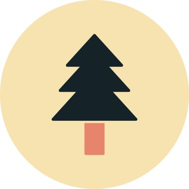 Yılbaşı ağacı. Basit tasarım