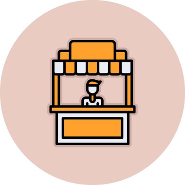 vektör simgesini modern basit illüstrasyonla kaydet