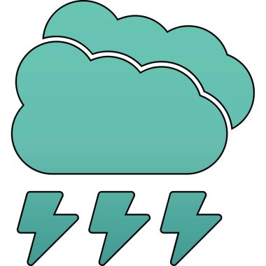 Bulut. Web simgesi basit tasarım