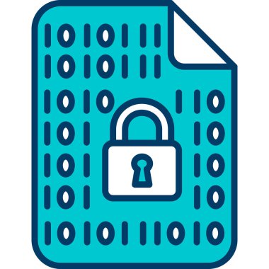 asma kilit ikon vektör çizimi