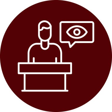 Seo simgesinin vektör illüstrasyonu