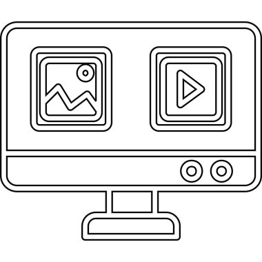 Video oyunu simgesi, anahat stili