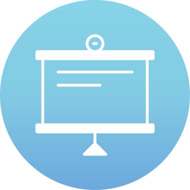 izleyici ikon vektör illüstrasyonu