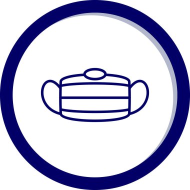 Çay simgesinin vektör illüstrasyonu