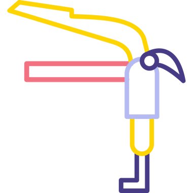 Modern simgenin vektör illüstrasyonu