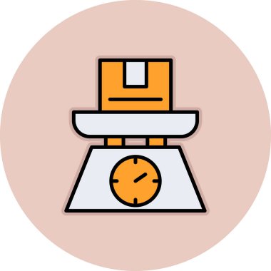 Saat simgesi vektör illüstrasyonu