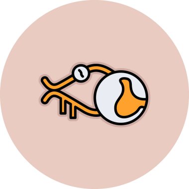 Şirin bir çizgi film karakterinin vektör çizimi