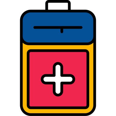 pil vektör illüstrasyonu