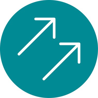 ok simgesi vektör illüstrasyonu