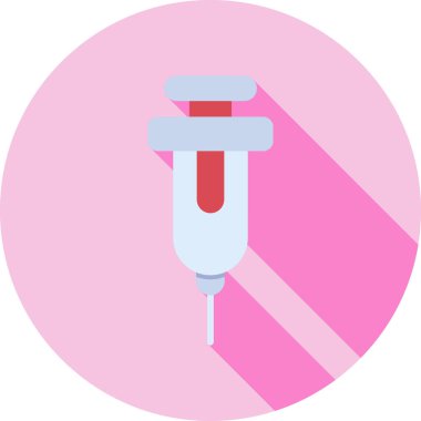 Şırınga ikonu vektör çizimi