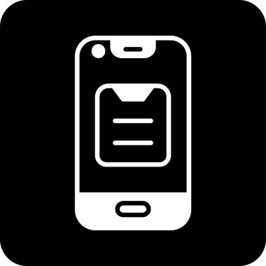 Telefon simgesi vektör illüstrasyonu