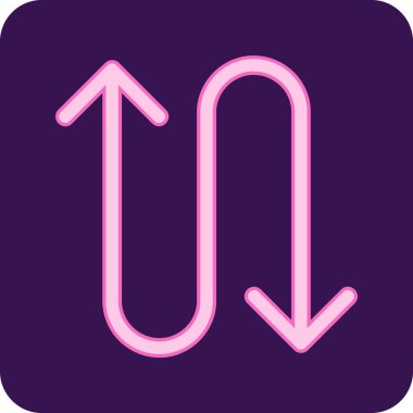 ok simgesi vektör illüstrasyonu