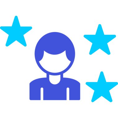 Yıldız. Web simgesi basit illüstrasyon