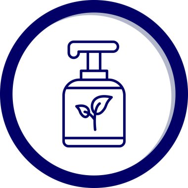 Şişeli bir ağacın vektör illüstrasyon simgesi