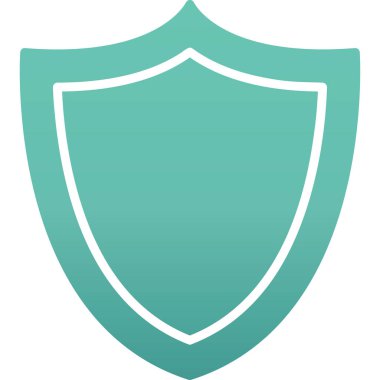 kalkan vektör simgesi modern illüstrasyon