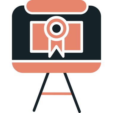 Modern eğitim ikonunun vektör illüstrasyonu