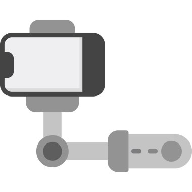 Araba motoru simgesi, vektör illüstrasyonu