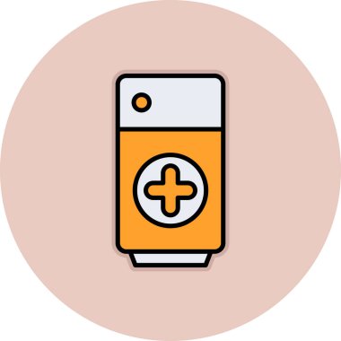 Modern bir simgenin vektör illüstrasyonu