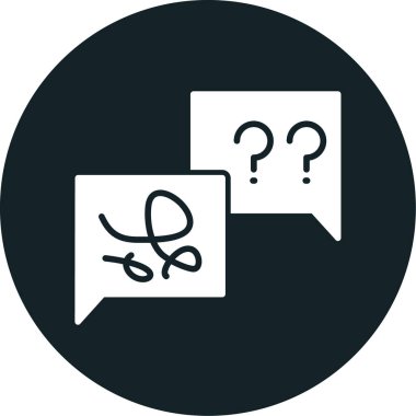 soru işareti vektör çizimi tasarımı