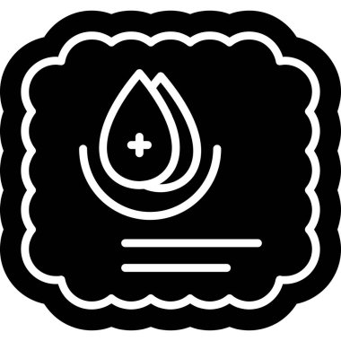 Sıvı simge vektör çizelgesi çizimi