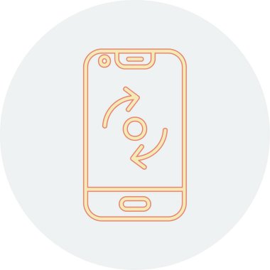 Modern simgenin vektör illüstrasyonu