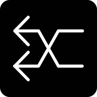 Web, mobil uygulama için yön simgesi