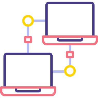 şebeke. Web simgesi vektör illüstrasyonu
